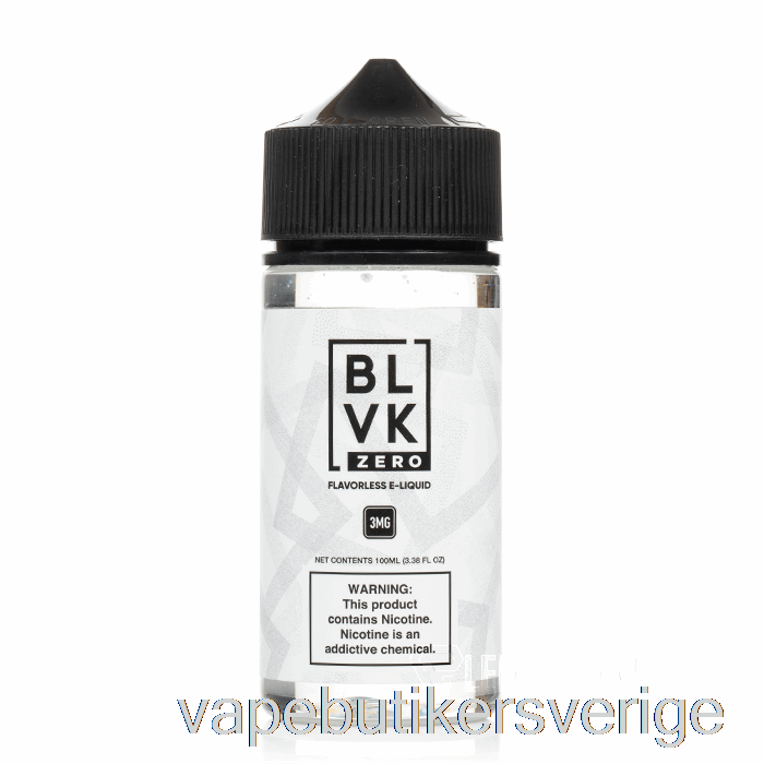 Vape Sverige Smaklös - Blvk - 100ml 3mg